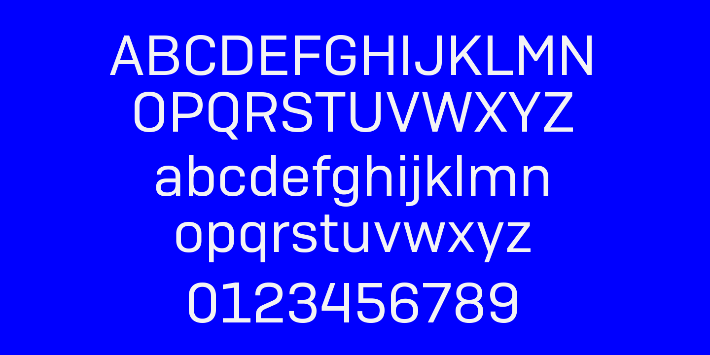 Example font Camber #3